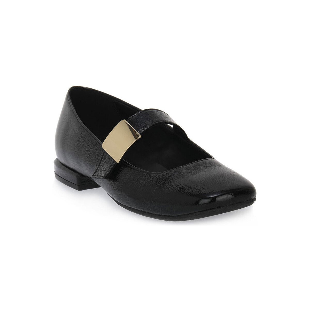 S.piero  BLACK HEEL SQUARED  Černá