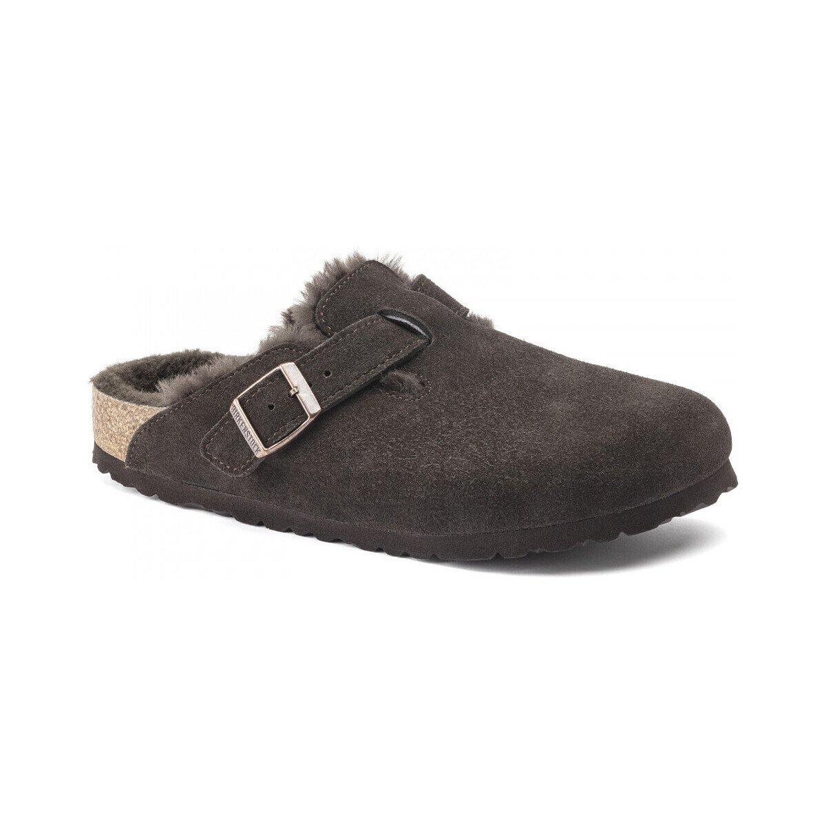 Birkenstock  Boston vl shearling mocca  Hnědá