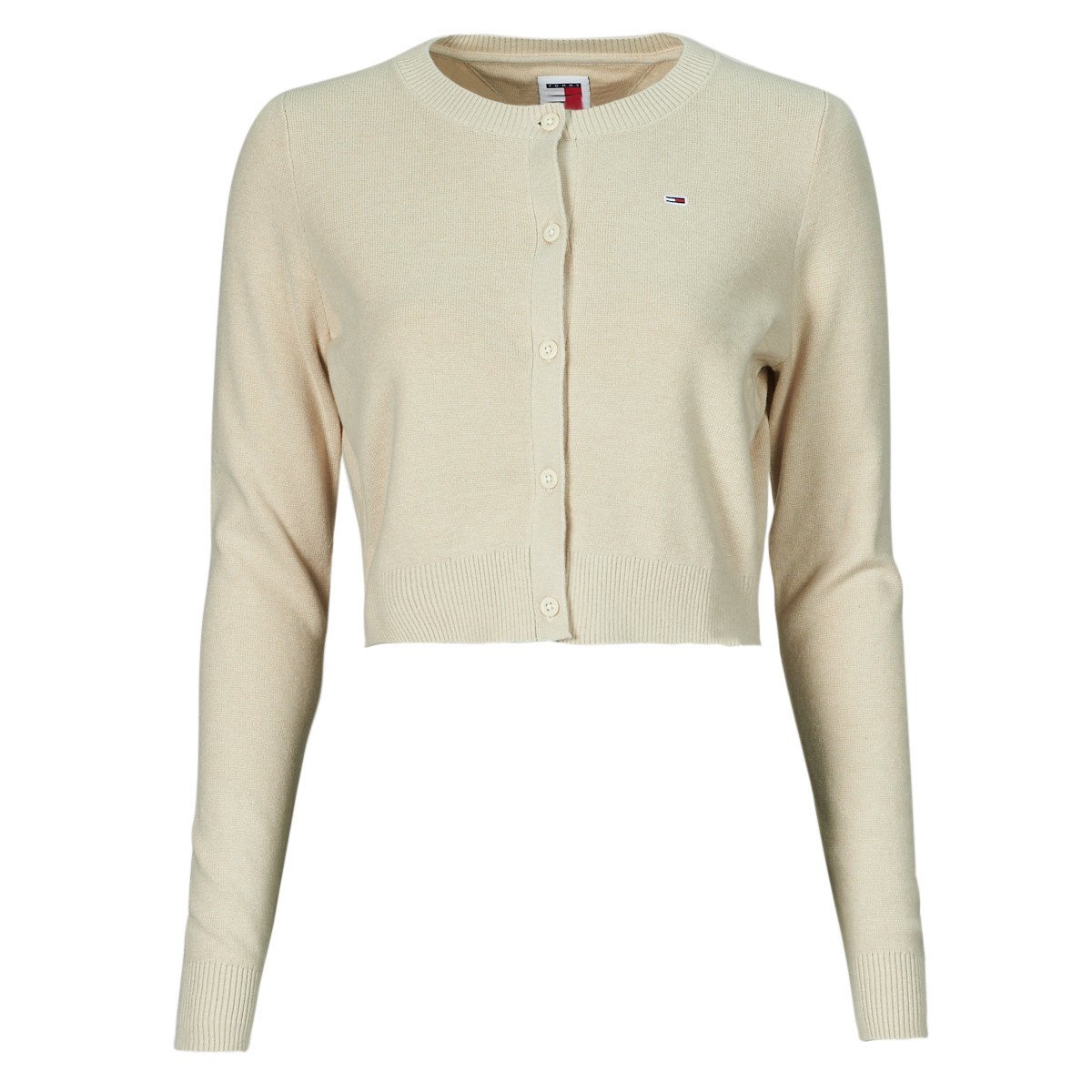 Tommy Jeans  TJW CRP ESSENTIAL CARDIGAN  Béžová