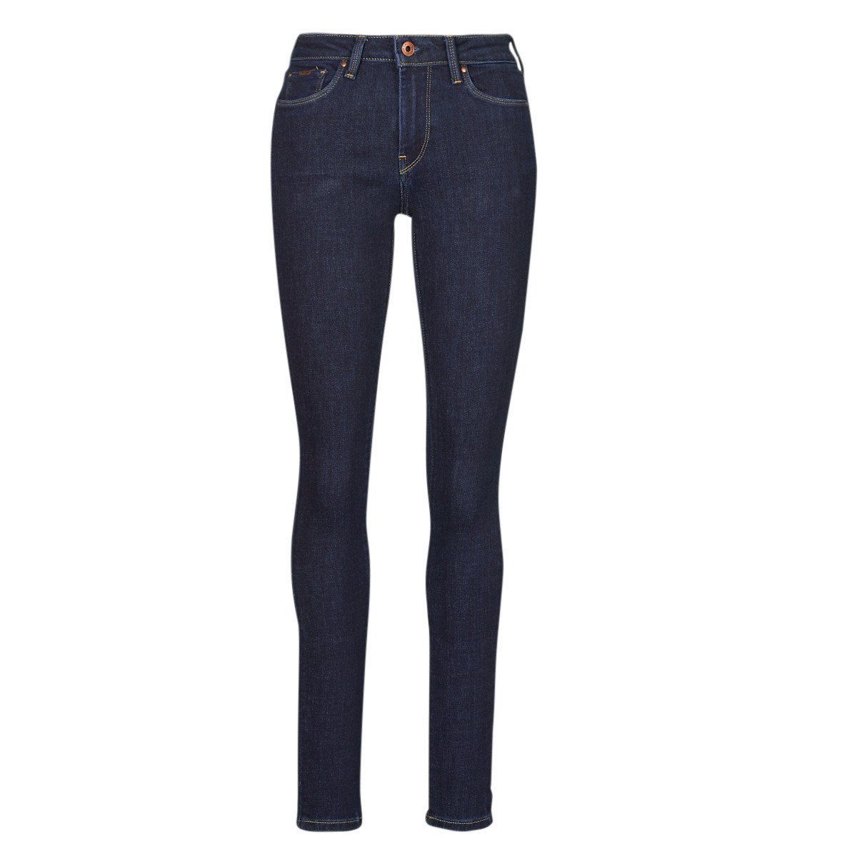 Pepe jeans  SKINNY JEANS HW  Modrá
