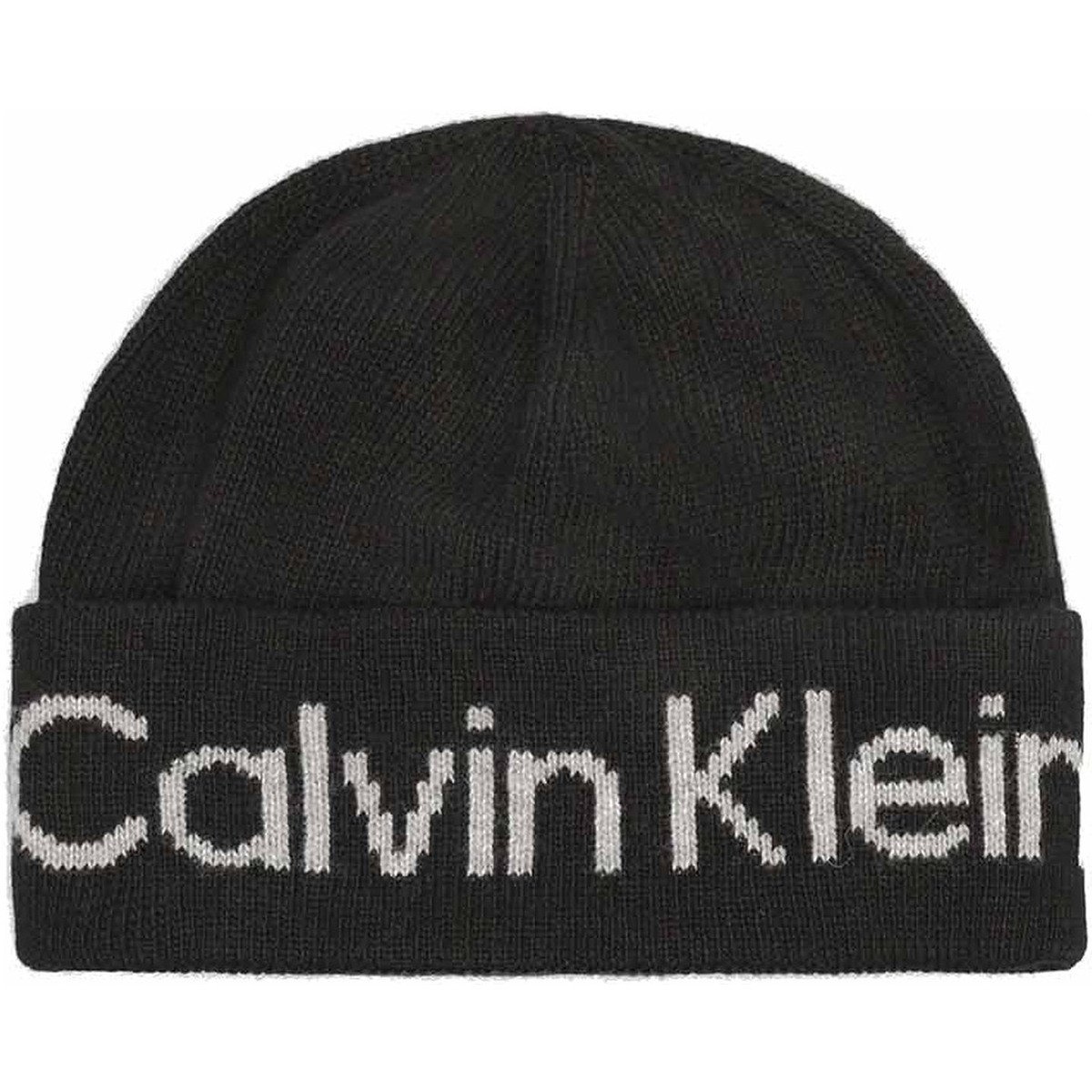 Calvin Klein Jeans  dámská čepice K60K611151 BAX Ck Black  Černá