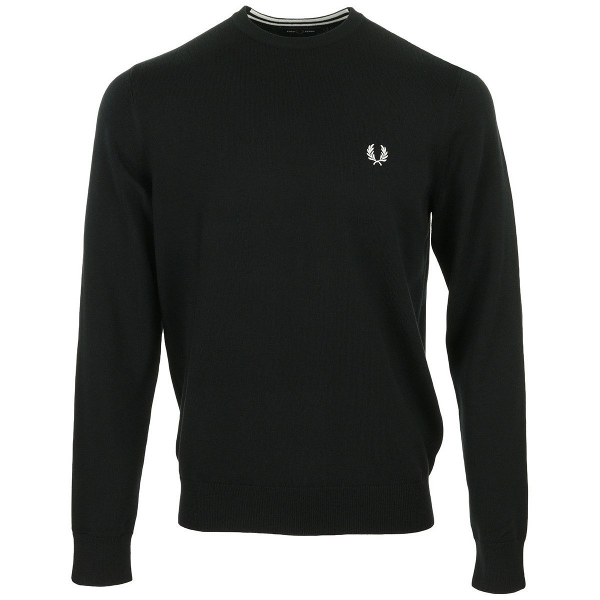 Fred Perry  Classic Crew Neck Jumper  Černá