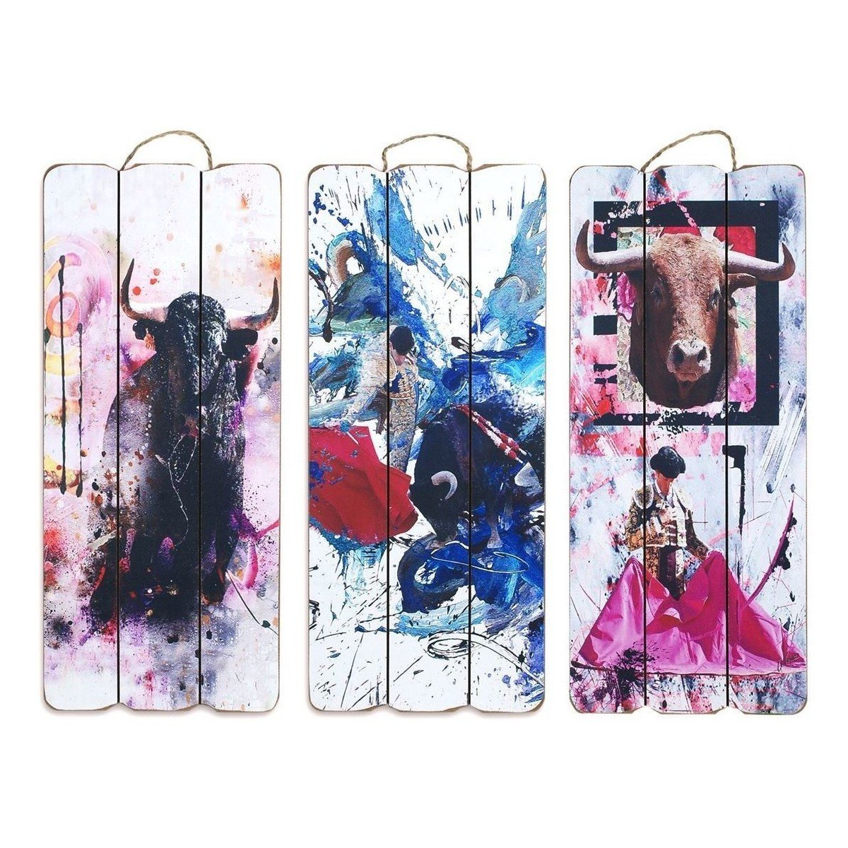 Signes Grimalt  Ornament Nástěnné Býky 3U  ruznobarevne