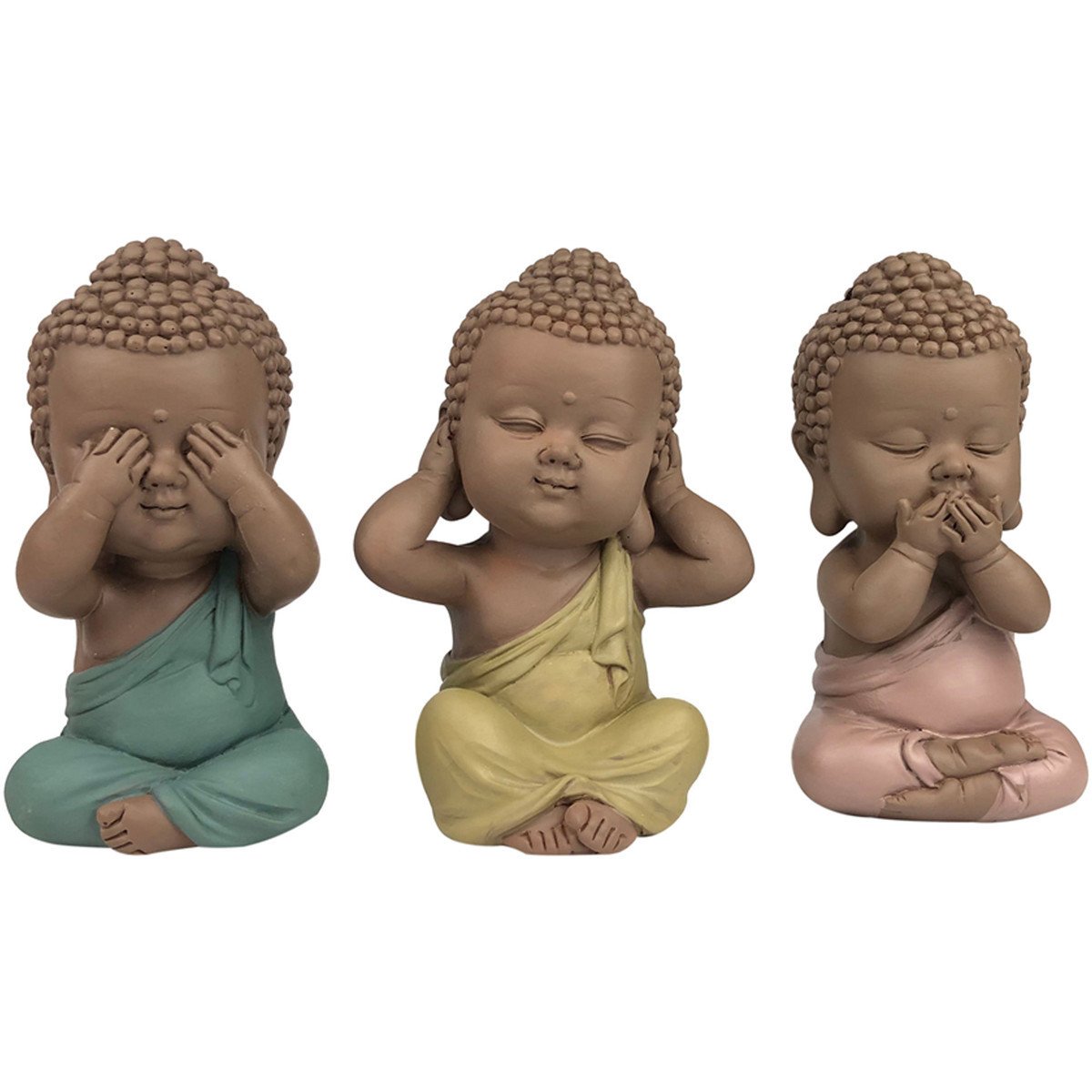 Signes Grimalt  Roztomilý Buddha Set 3 Jednotky  ruznobarevne