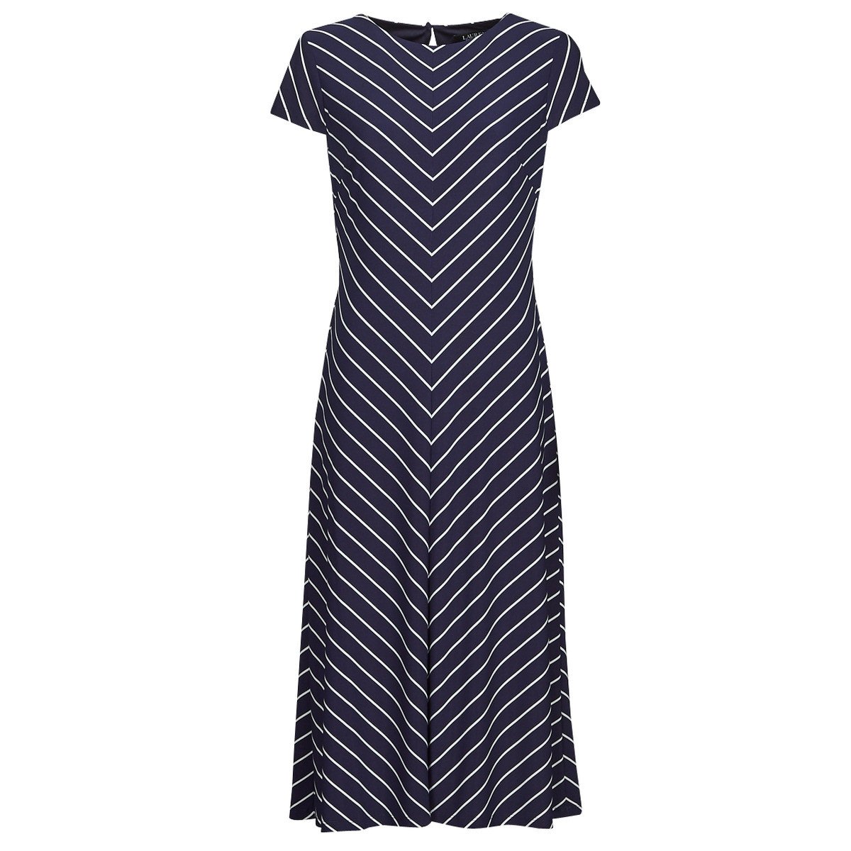 Lauren Ralph Lauren  PIPPA-CAP SLEEVE-DAY DRESS  Modrá