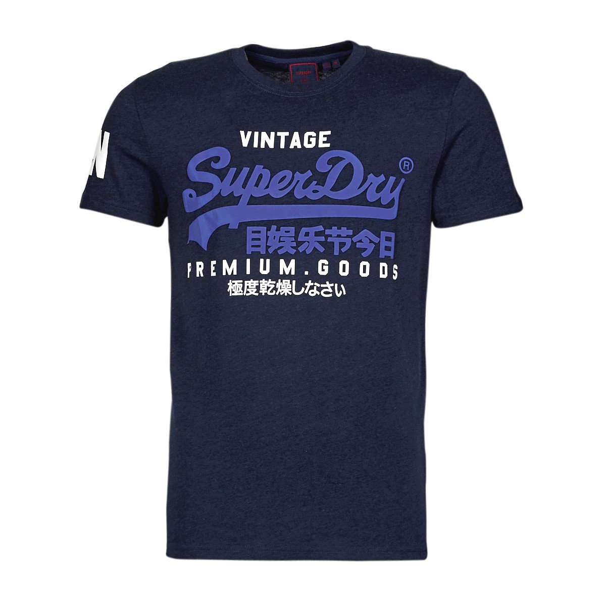 Superdry  VL TEE  Modrá