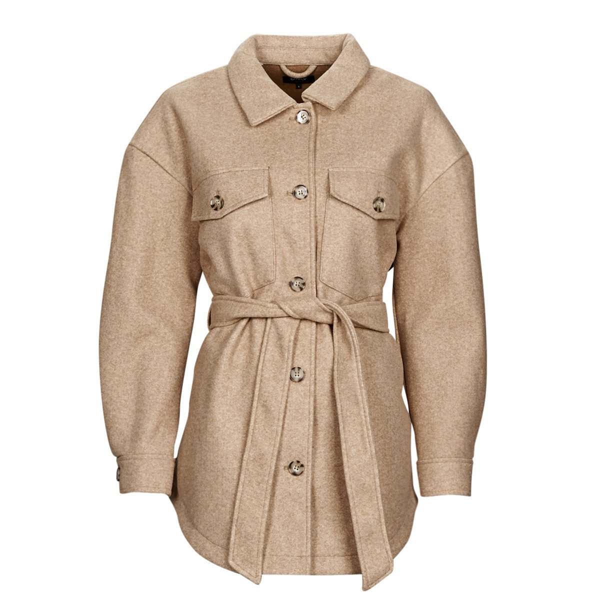 Only  ONLEMMA FREJA SHACKET OTW  Hnědá