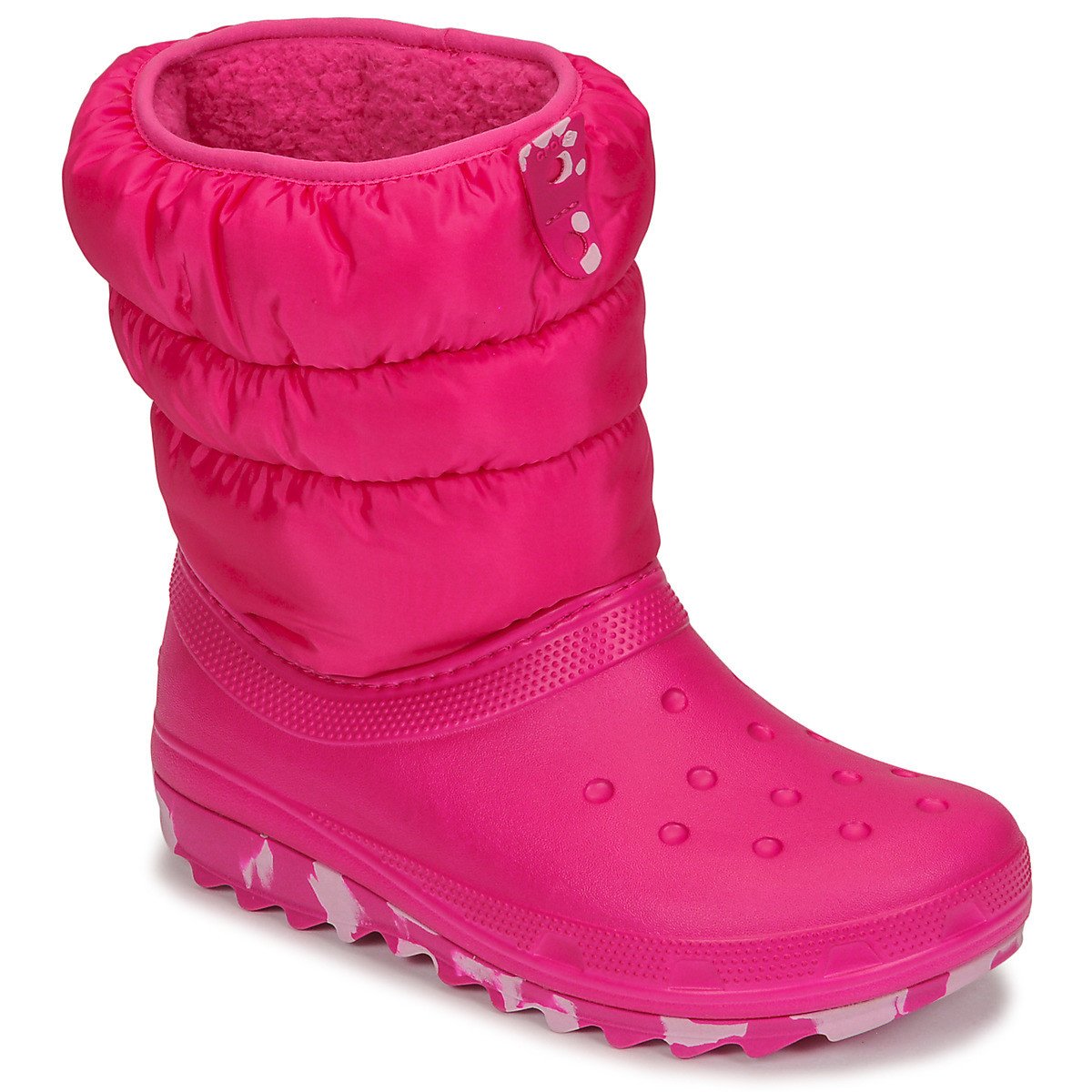 Crocs  Classic Neo Puff Boot K  Růžová