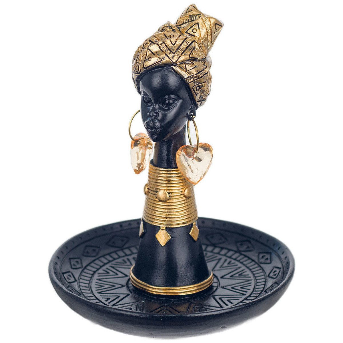 Signes Grimalt  Africká Postava Se Základnou  Černá