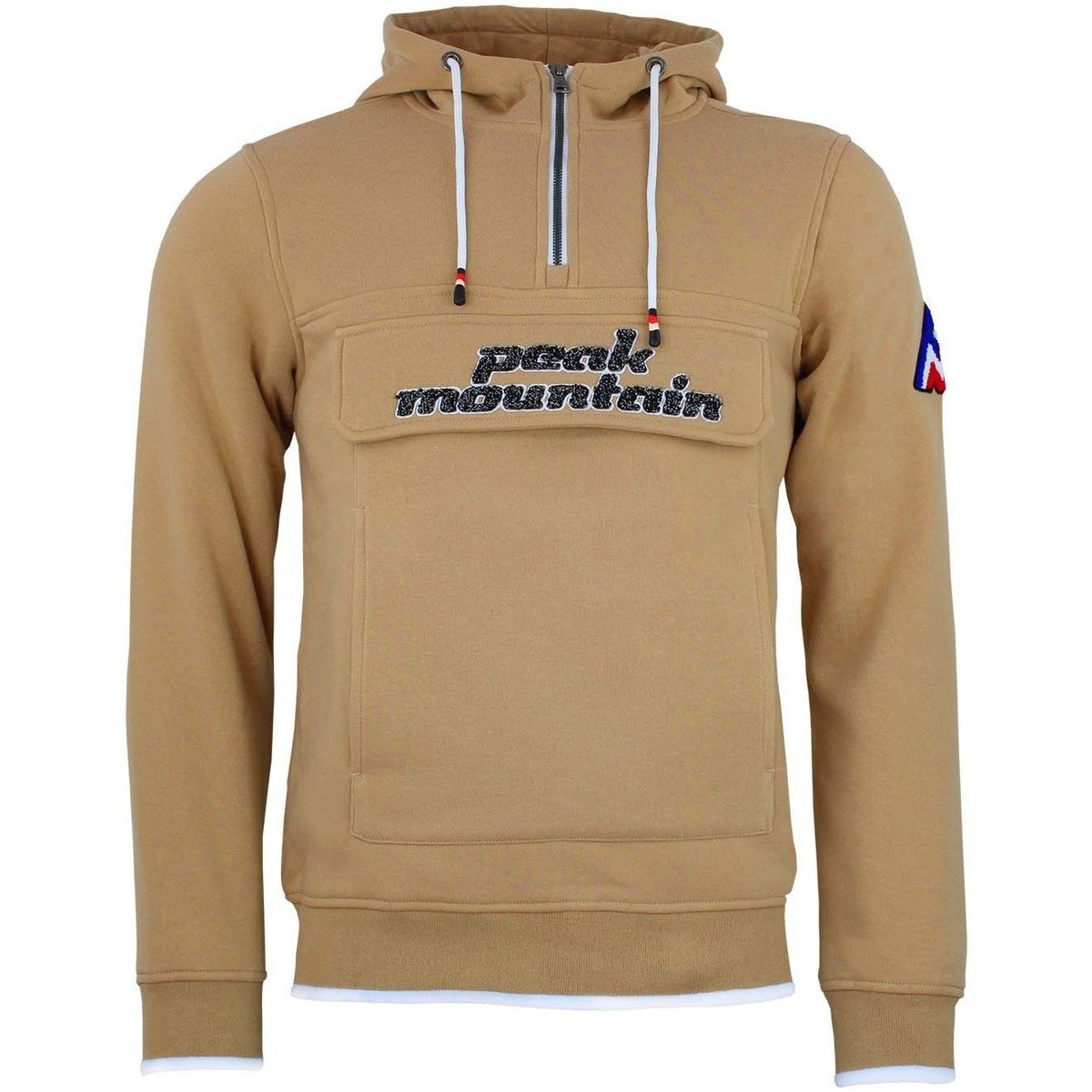 Peak Mountain  Sweat à capuche homme CEFLOW  Hnědá