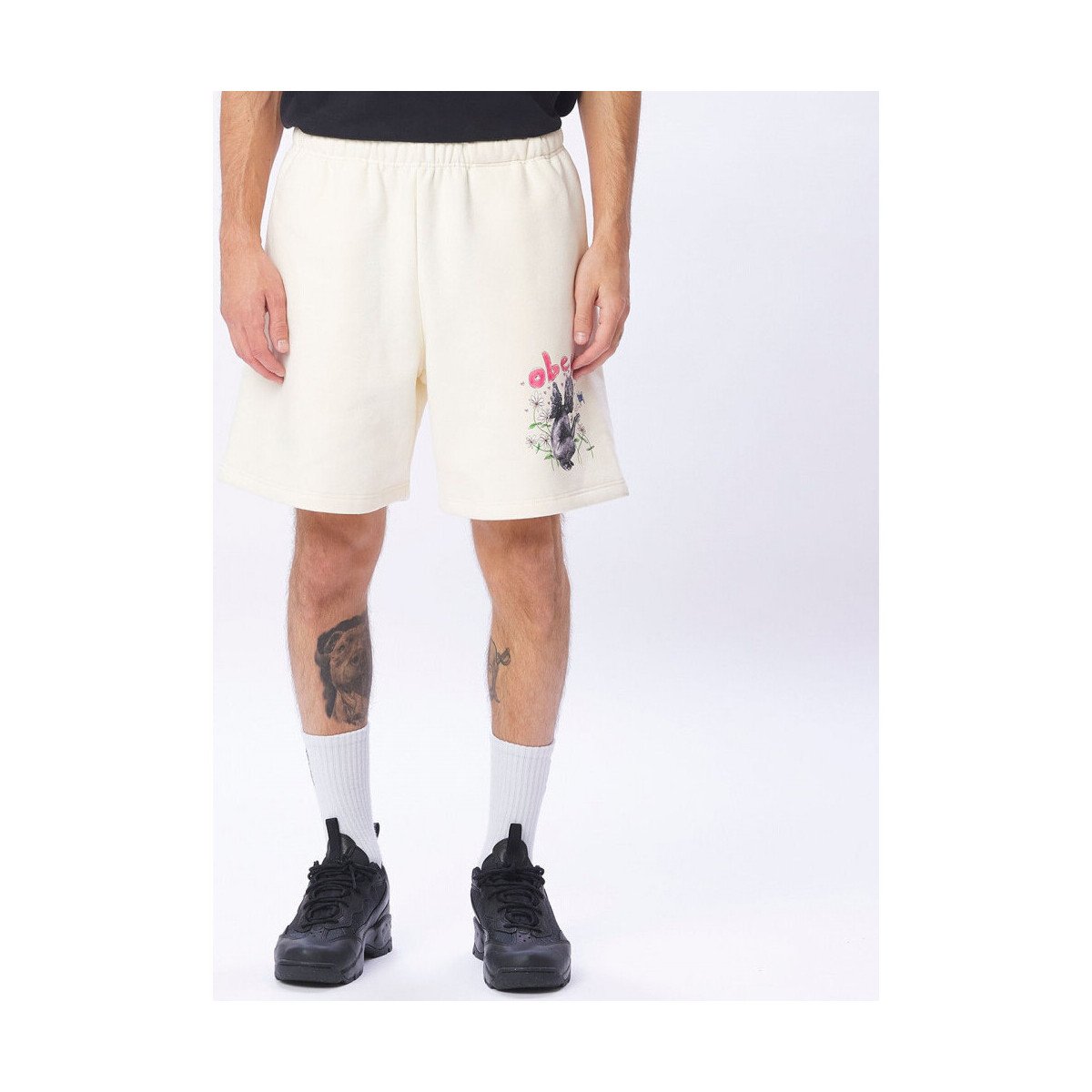 Obey  Angel garden sweatshort  Bílá