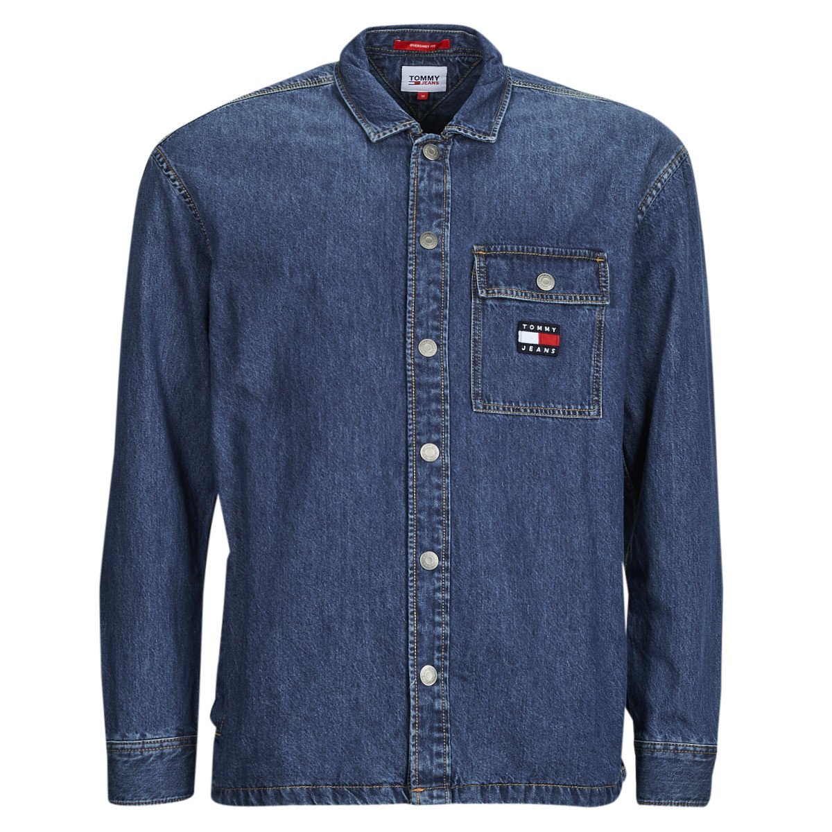 Tommy Jeans  TJM CLASSIC DENIM OVERSHIRT  Modrá