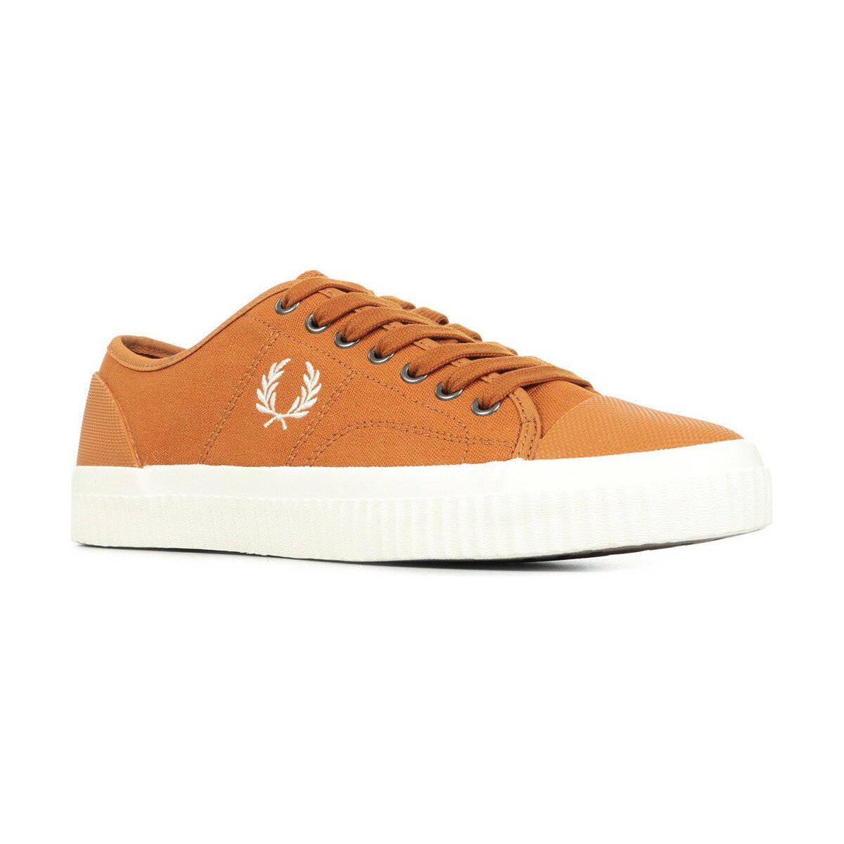 Fred Perry  Hughes Low Canvas  Hnědá