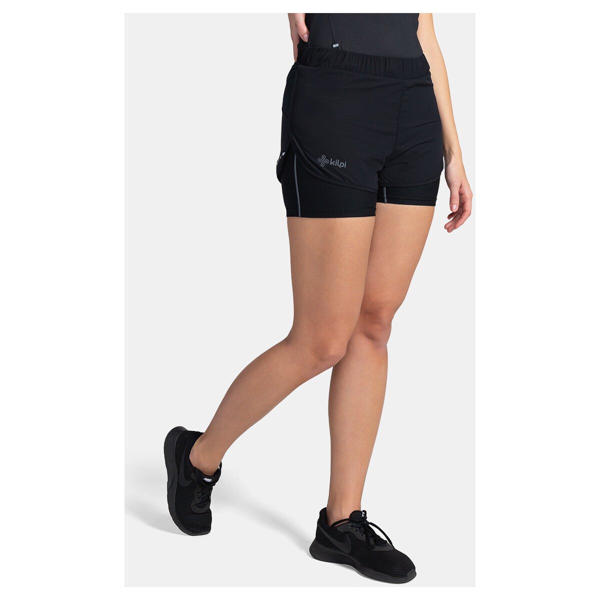 Kilpi  Dámské běžecké šortky  BERGEN-W  Černá
