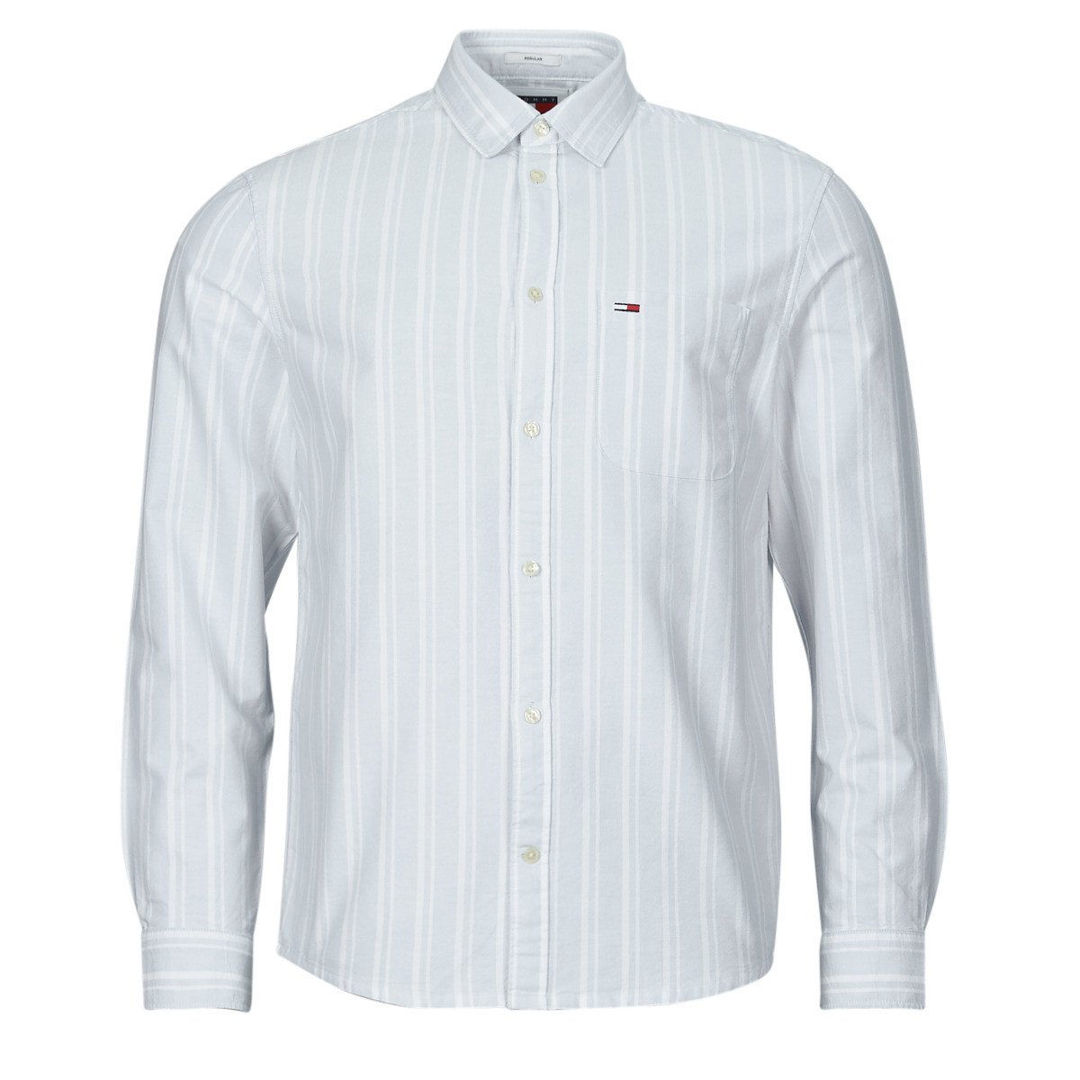 Tommy Jeans  TJM REG OXFORD STRIPESHIRT  Modrá