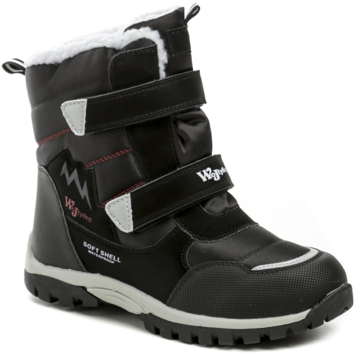 Wojtylko  5Z24097 černé dětské zimní boty  Černá