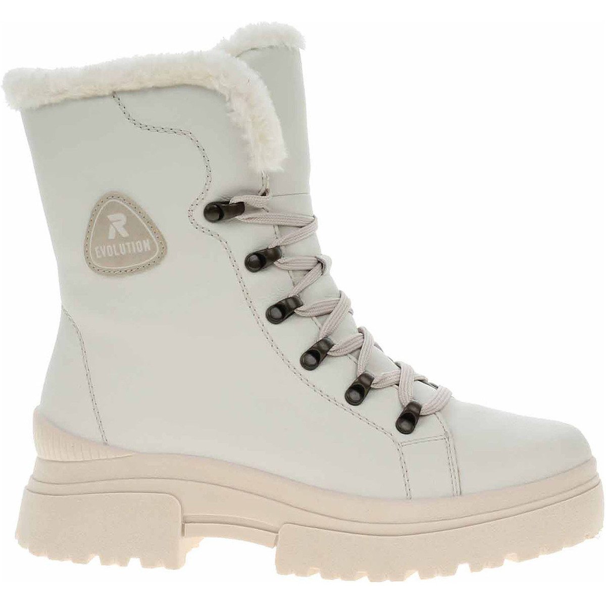 Rieker  Dámská kotníková obuv  W0372-80 weiss  Bílá