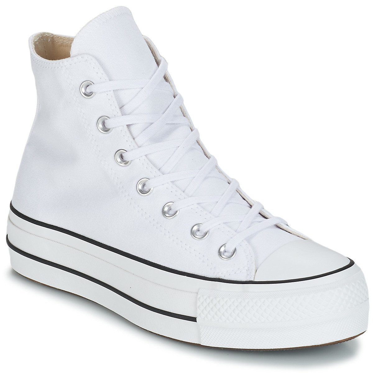 Converse  CHUCK TAYLOR ALL STAR LIFT CANVAS HI  Bílá