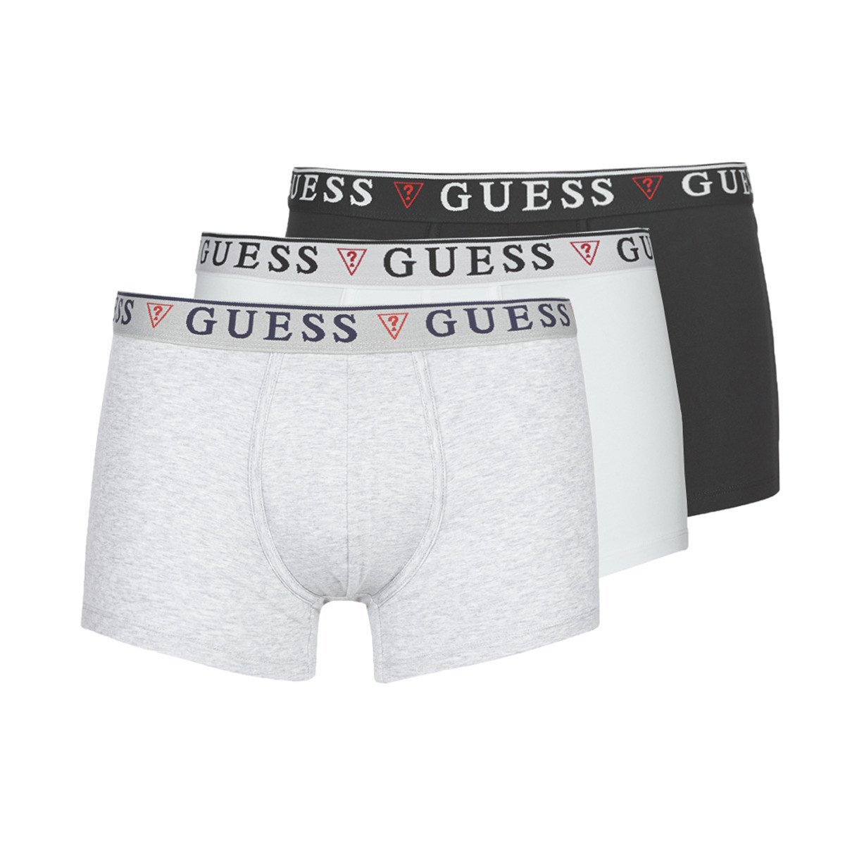Guess  BRIAN BOXER TRUNK PACK X4  Černá