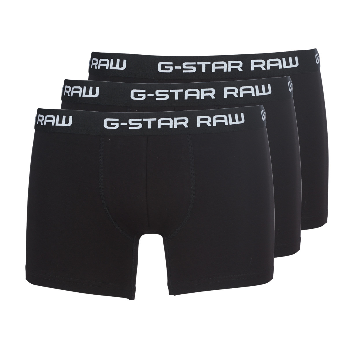 G-Star Raw  CLASSIC TRUNK 3 PACK  Černá