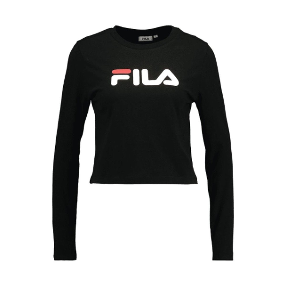 Fila  MARCELINE CROPPED LS SHIRT  Černá