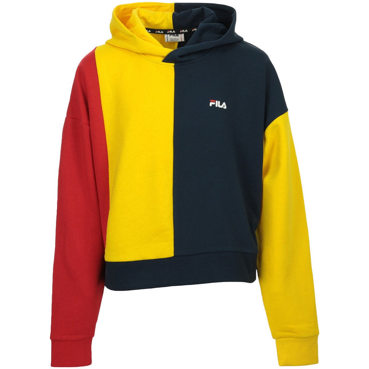 Fila  Taylor Blocked Hoody Kids  Modrá