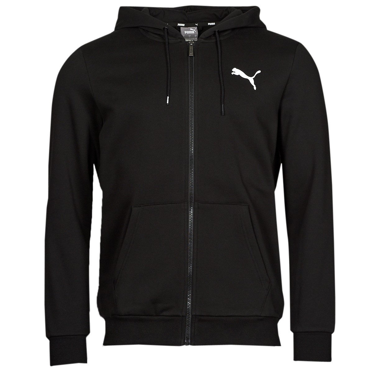 Puma  ESS FZ HOODED JACKET FL  Černá