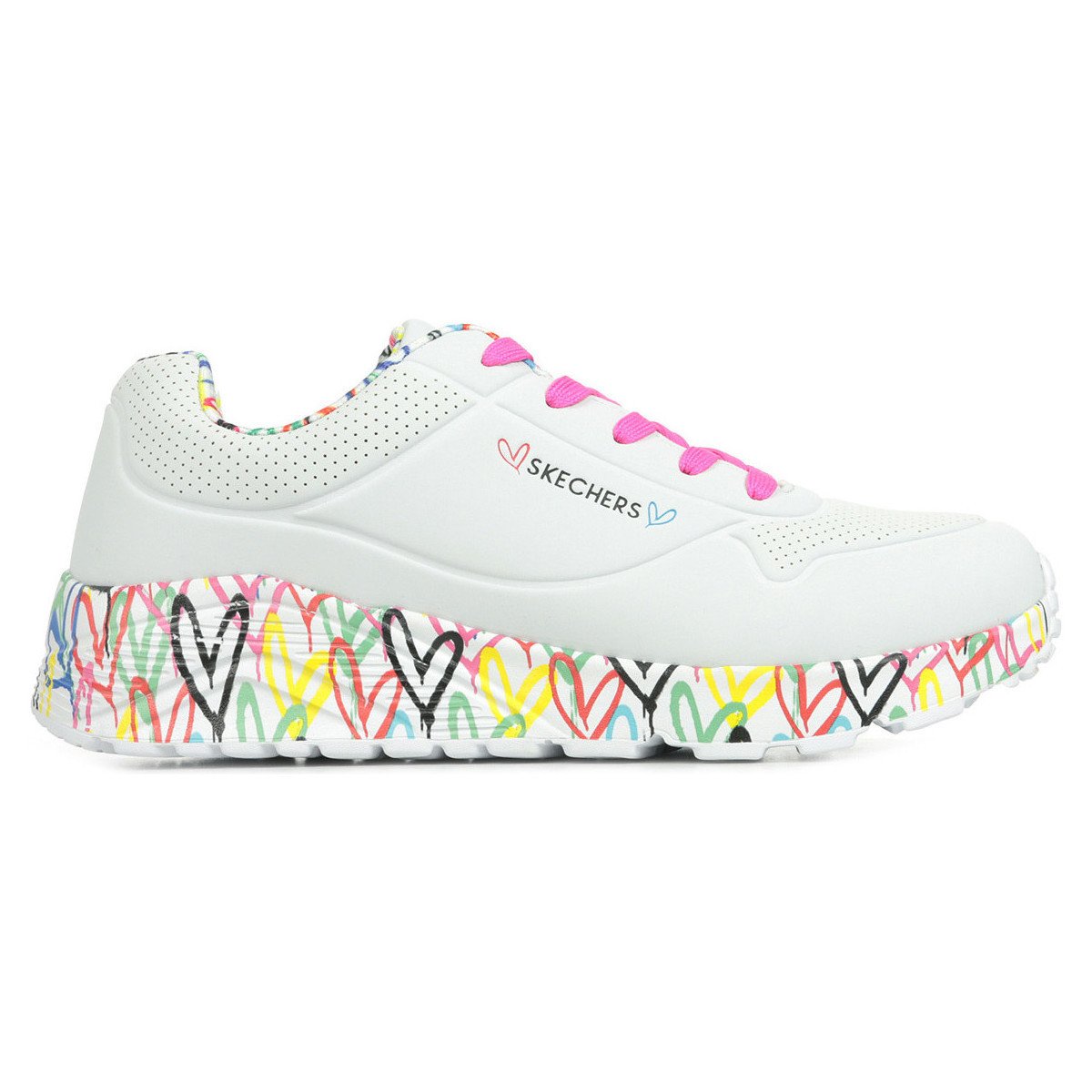 Skechers  Uno Lite Lovely Luv  Bílá