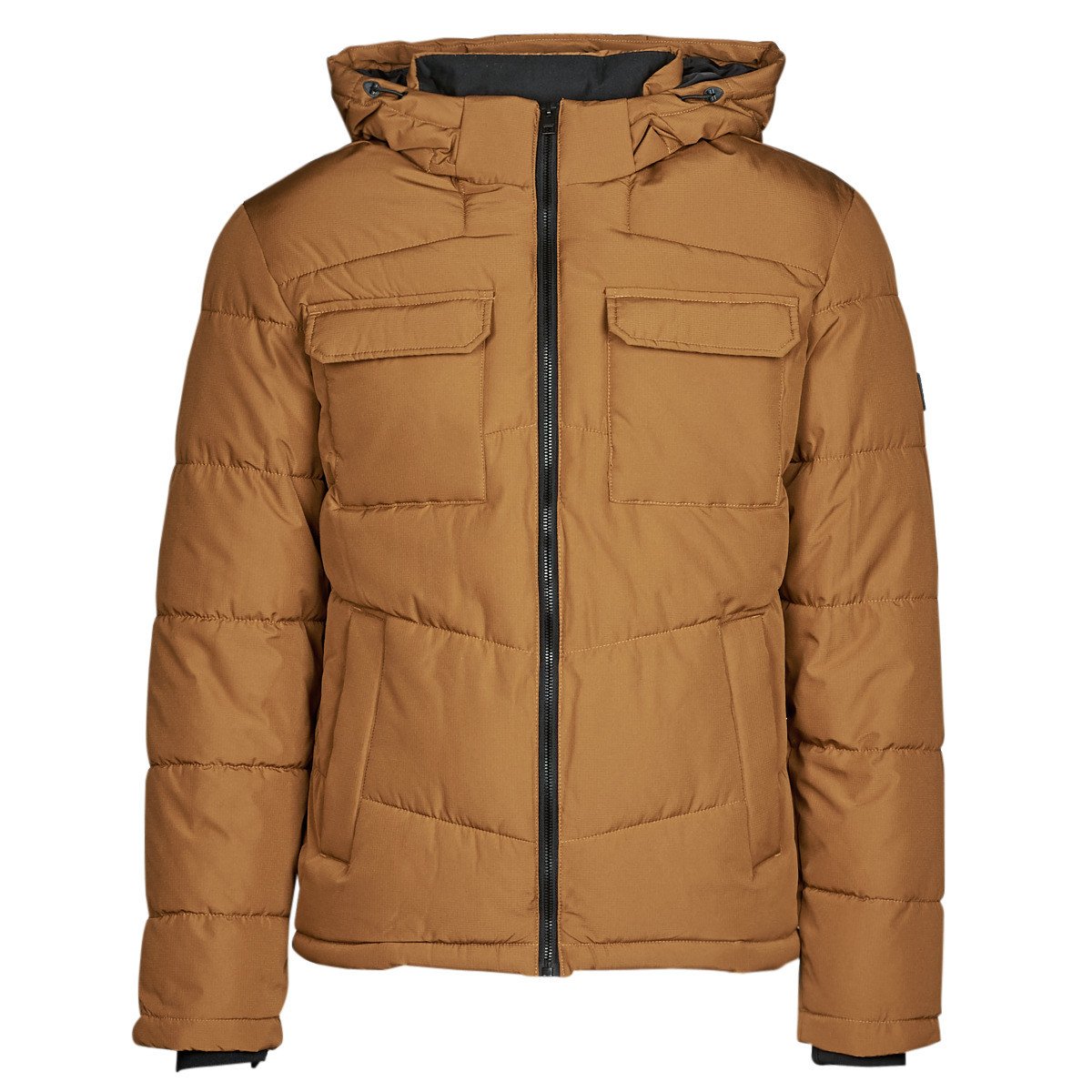 Jack & Jones  JJBRADY PUFFER  Hnědá