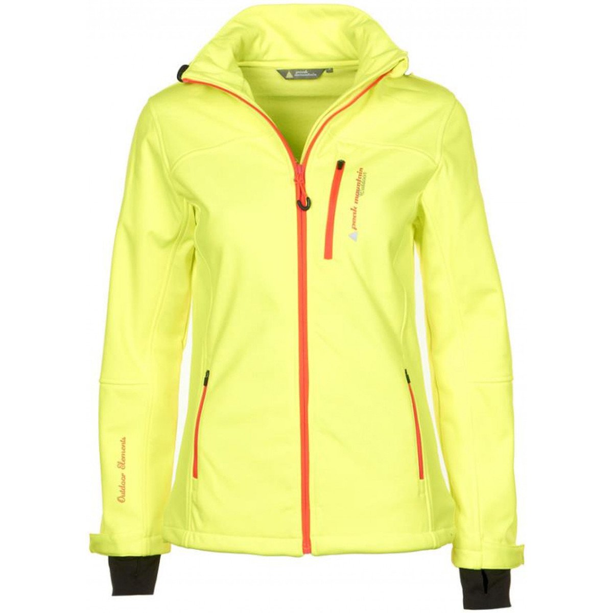 Peak Mountain  Blouson softshell fille FANNE  Žlutá