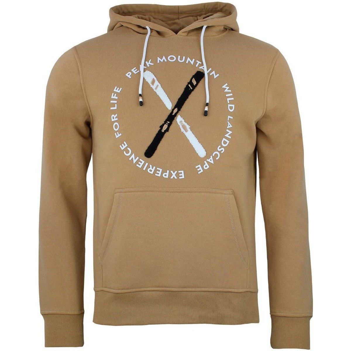Peak Mountain  Sweat à capuche homme CONOR  Hnědá
