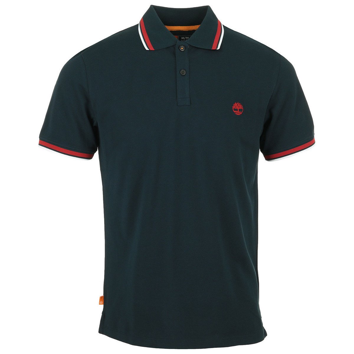 Timberland  SS Millers River Tipped Pique Polo Slim  Modrá