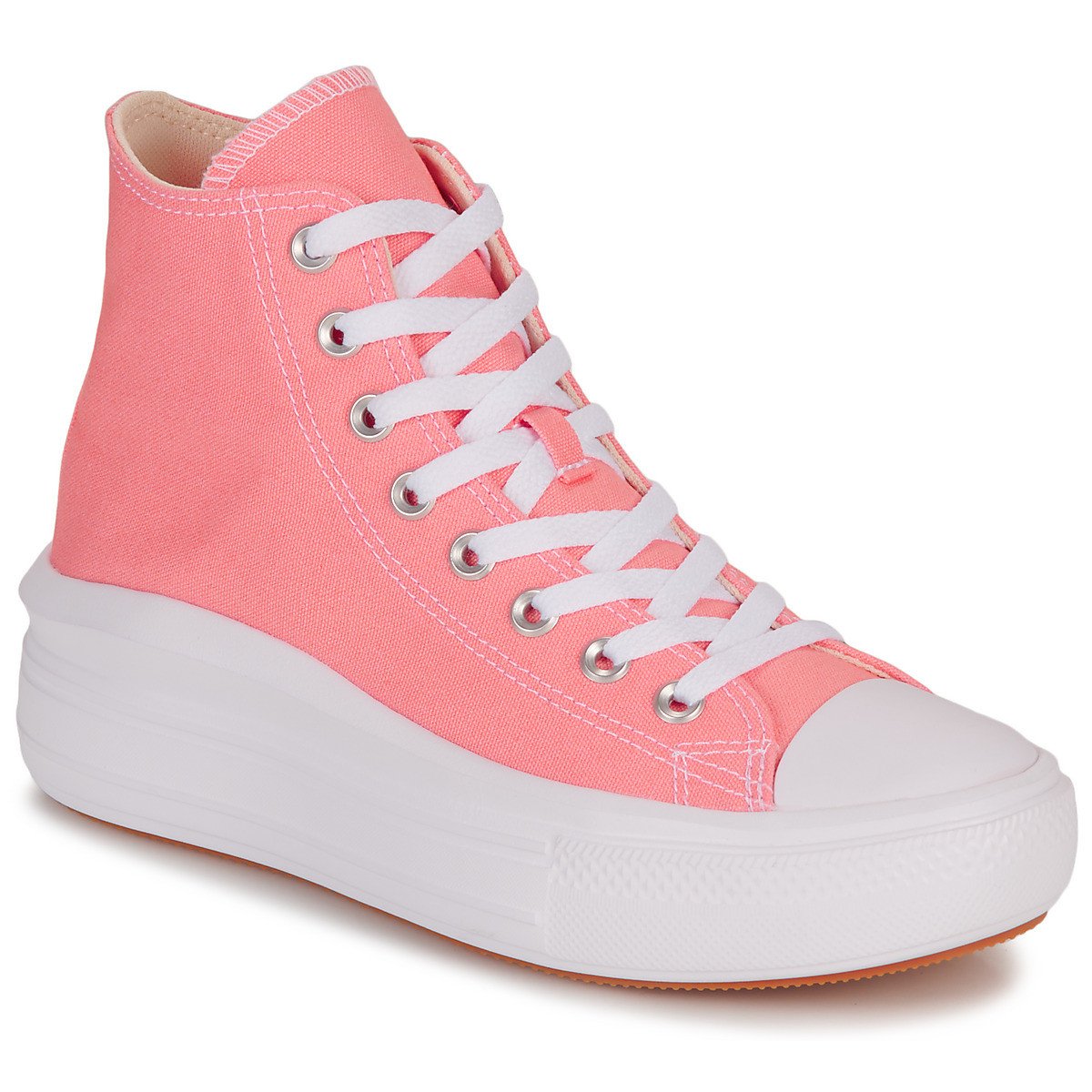 Converse  CHUCK TAYLOR ALL STAR MOVE PLATFORM SEASONAL COLOR-LAWN FLAMINGO  Růžová