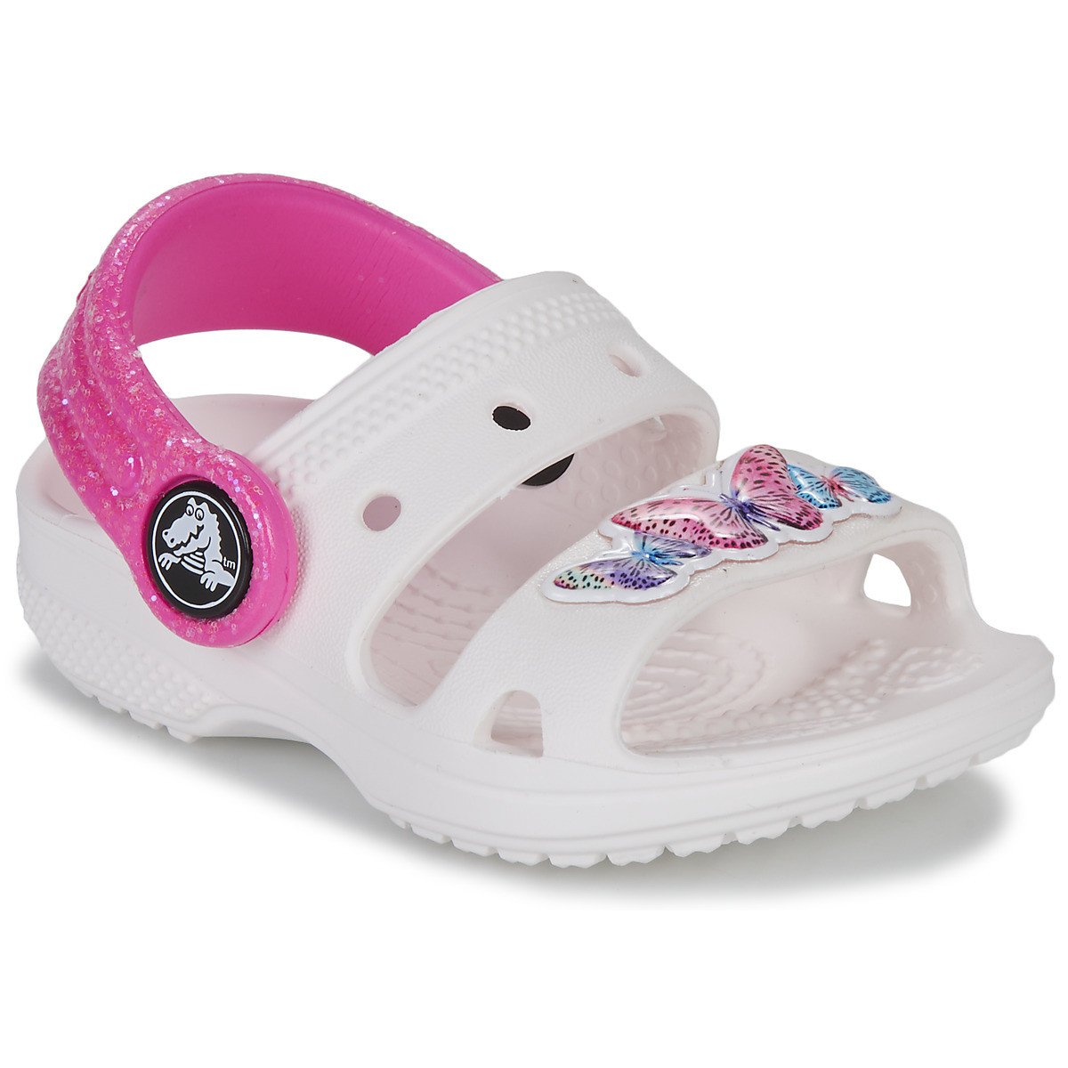 Crocs  Classic Embellished Sandal T  Bílá