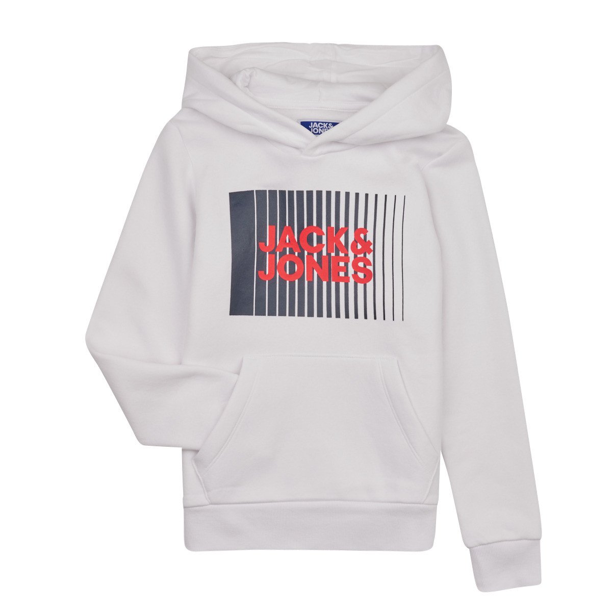 Jack & Jones  JJELOGO TEE LS ONECK 2 COL JNR  Bílá