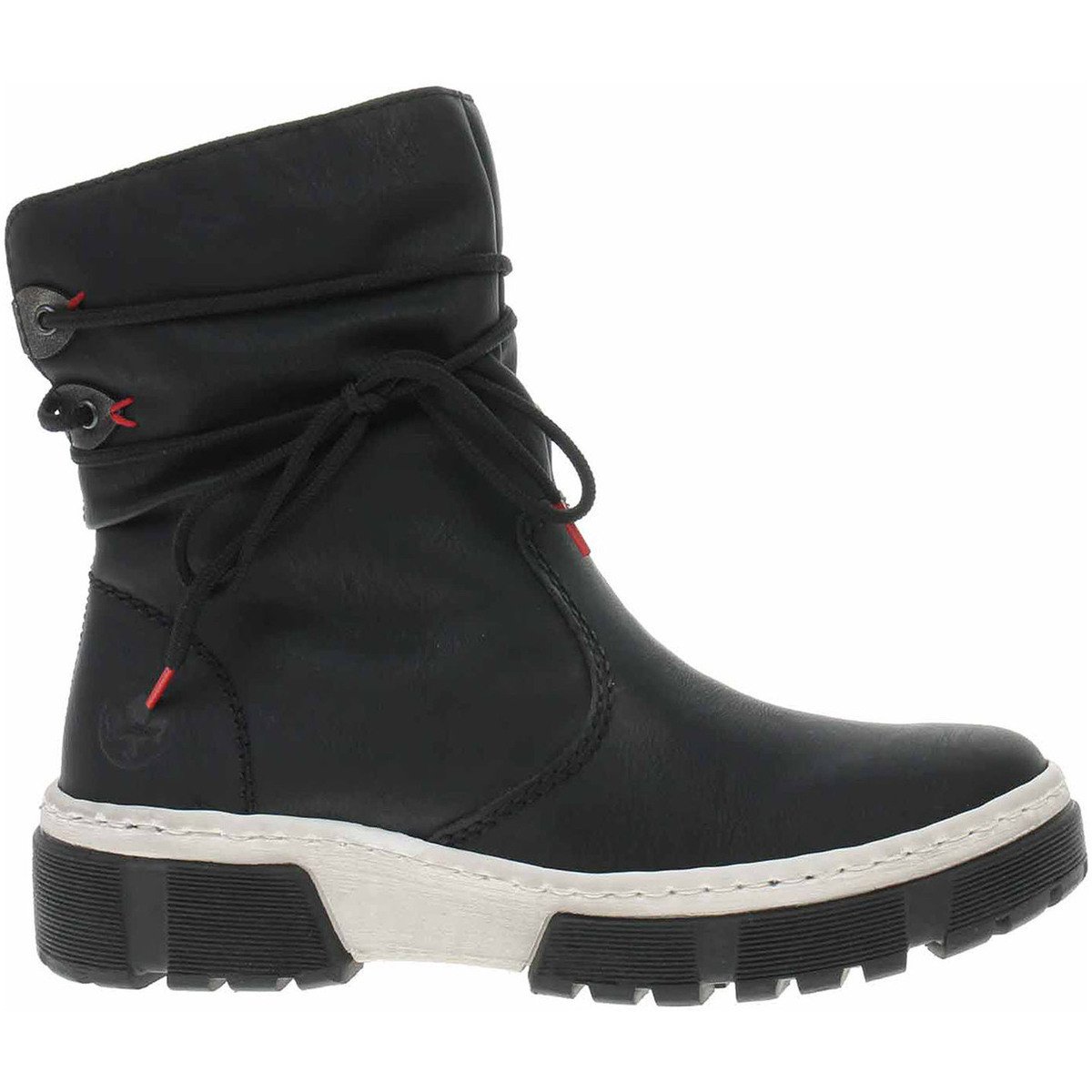 Rieker  Dámské polokozačky  X8658-00 schwarz  Černá