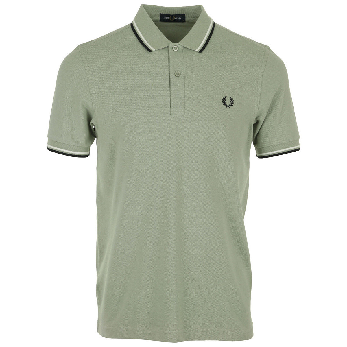 Fred Perry  Twin Tipped Shirt  Zelená