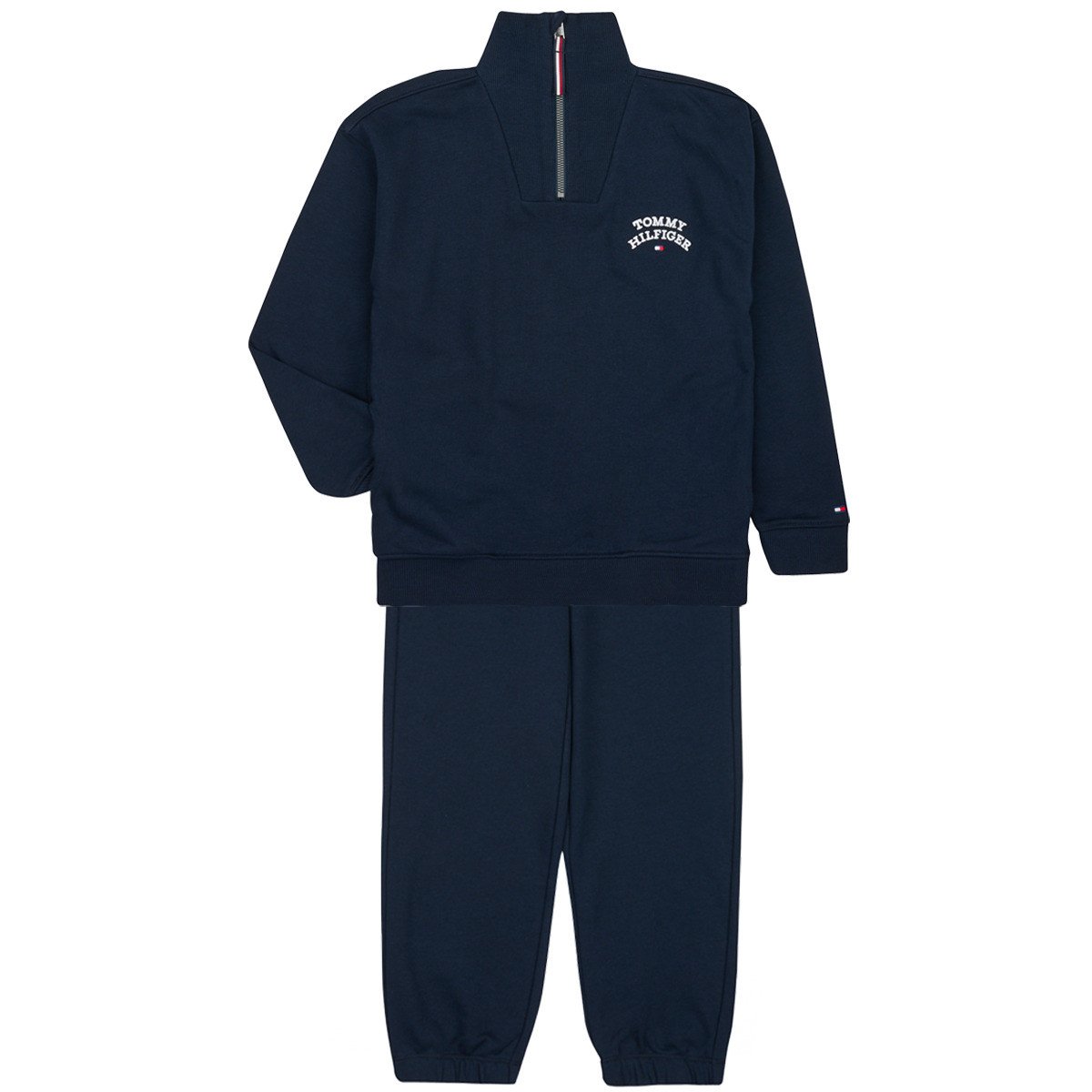Tommy Hilfiger  TOMMY HILFIGER FLAG SWEATSET  Tmavě modrá