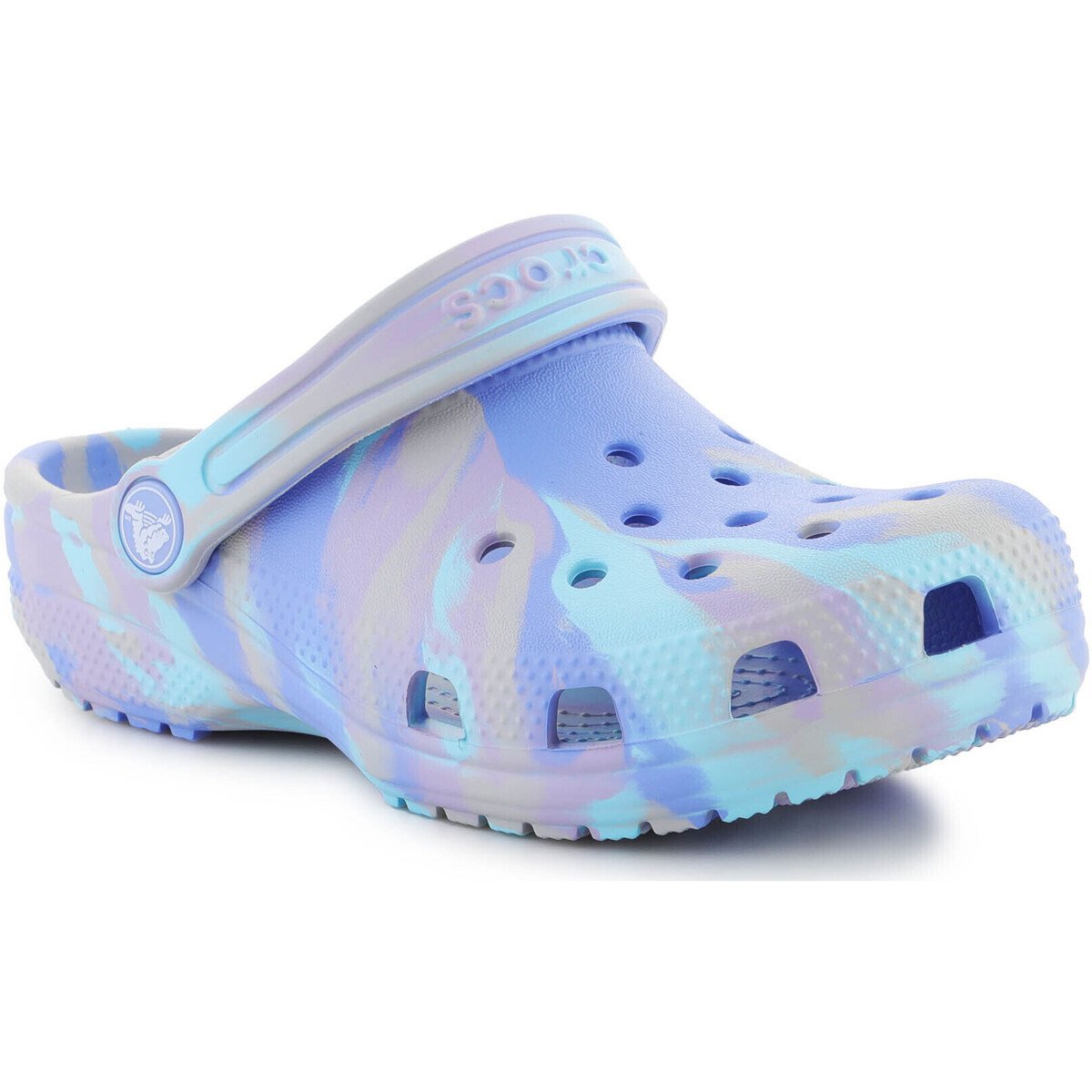 Crocs  Classic Marbled Clog K 207464-5Q7  ruznobarevne