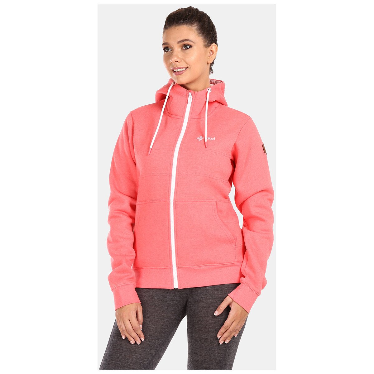 Kilpi  Dámská bavlněná mikina  RAJANA-W  Růžová
