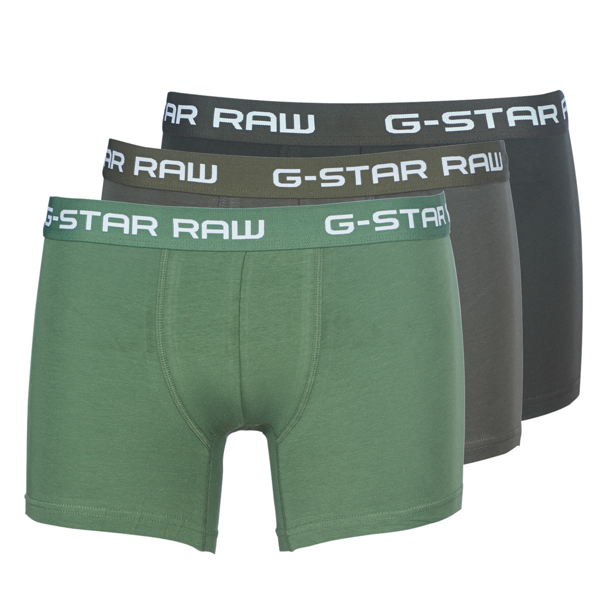 G-Star Raw  CLASSIC TRUNK CLR 3 PACK  Zelená
