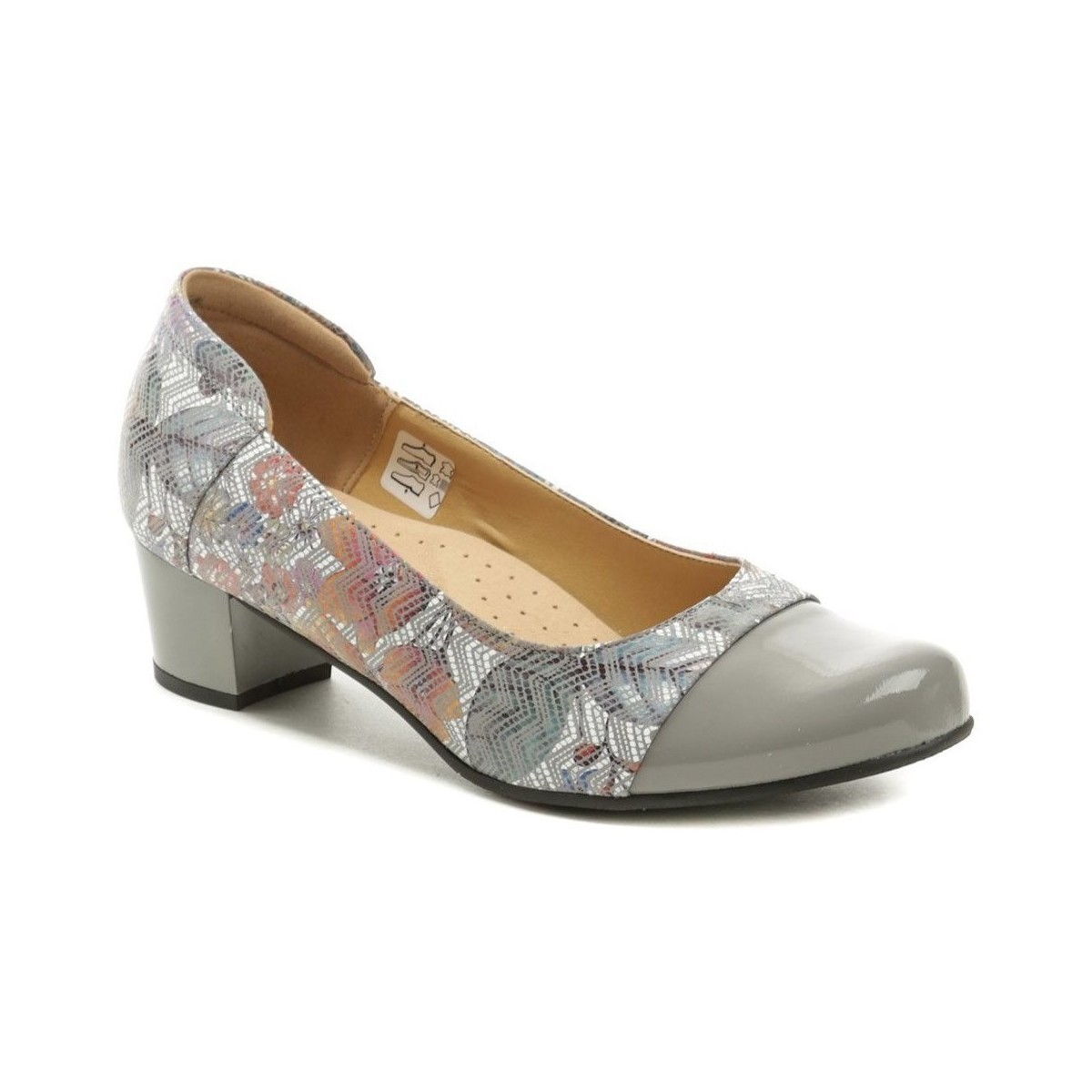 Mintakacz  Mintaka 1160 šedé dámské lodičky  Šedá