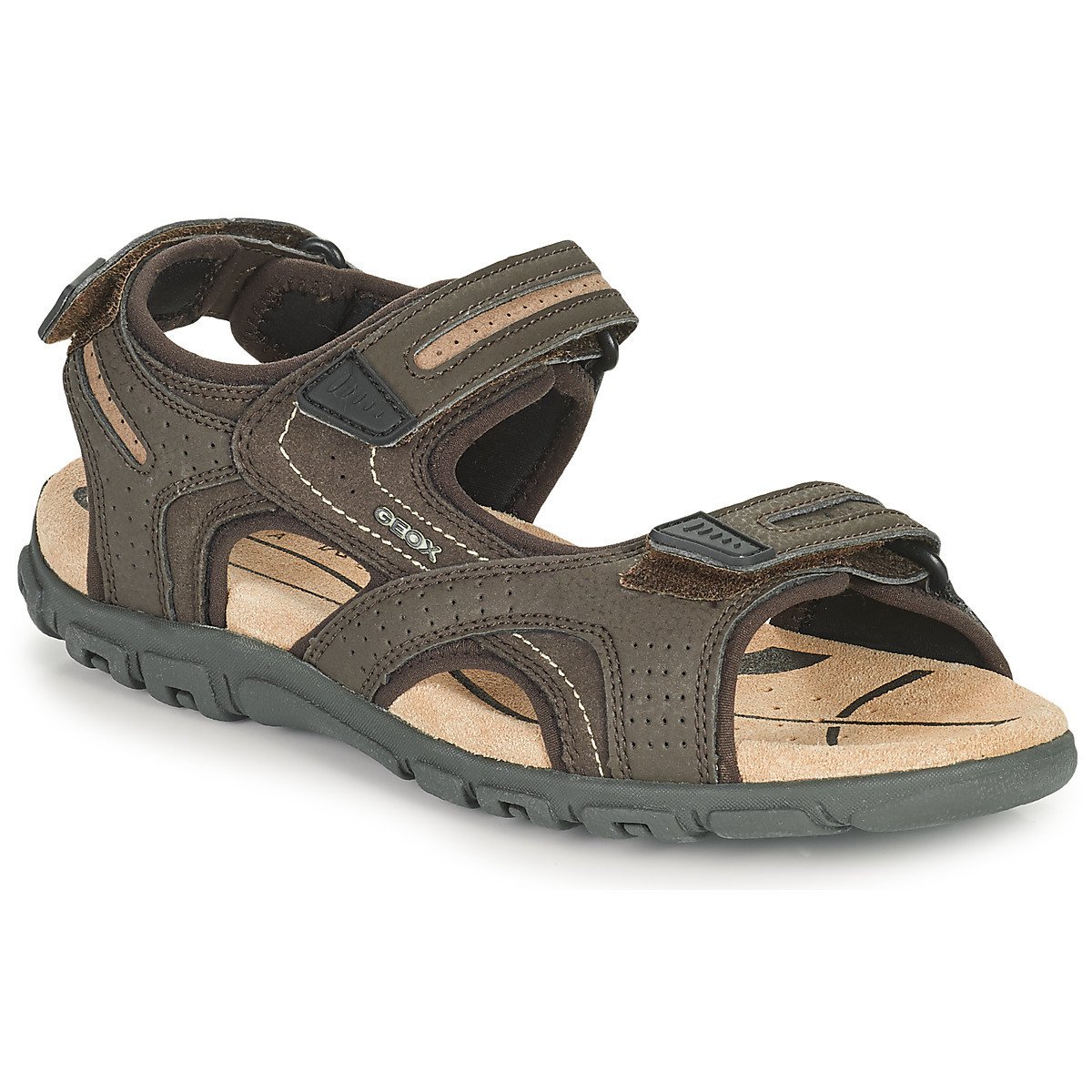 Geox  UOMO SANDAL STRADA D  Hnědá
