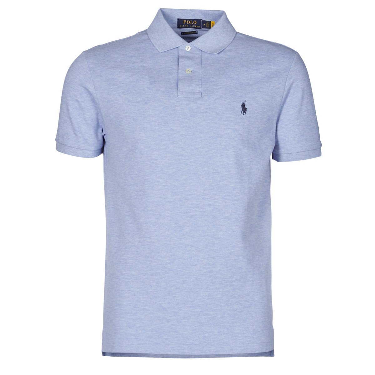 Polo Ralph Lauren  POLO AJUSTE DROIT EN COTON BASIC MESH LOGO PONY PLAYER  Modrá