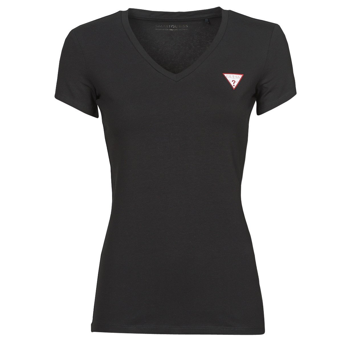 Guess  SS VN MINI TRIANGLE TEE  Černá