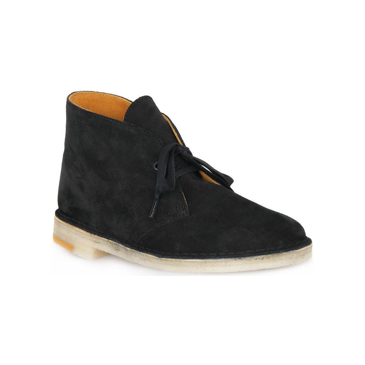 Clarks  DESERT BOOT BLKCOM  Černá