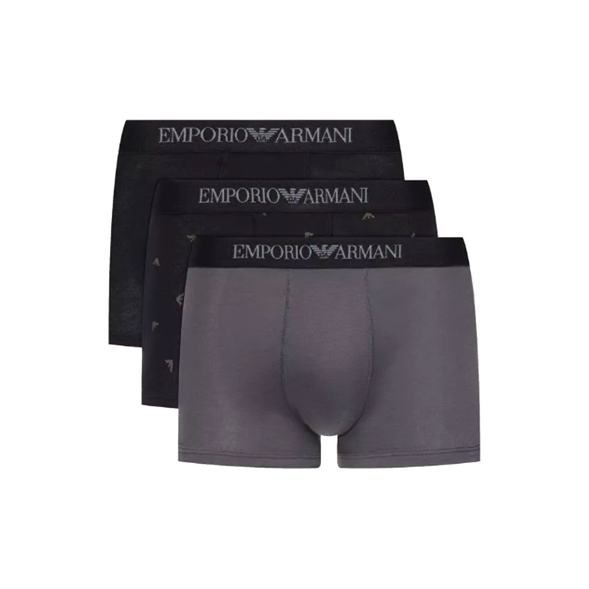 Emporio Armani  Emporio 3 Pack Underwear  Černá