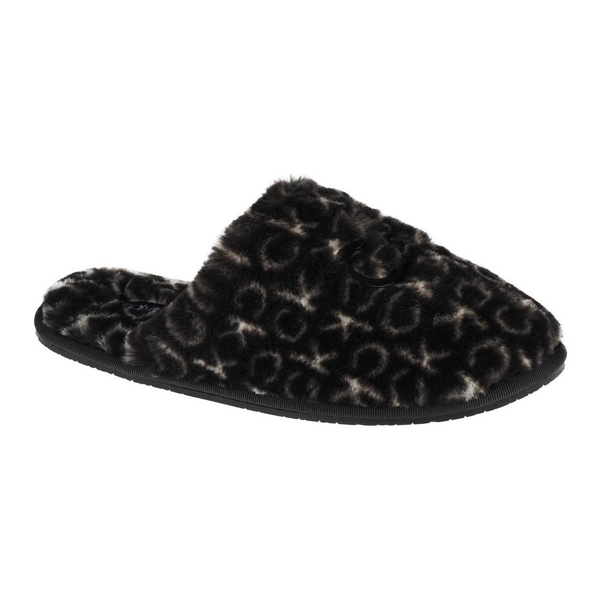 Calvin Klein Jeans  Slipper Mule Fur Mono  Černá