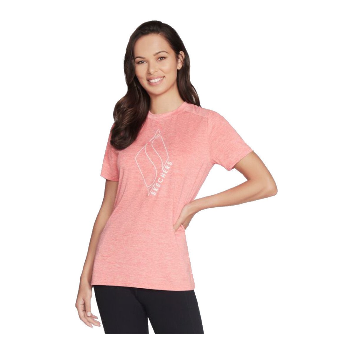 Skechers  Diamond Blissful Tee  Růžová