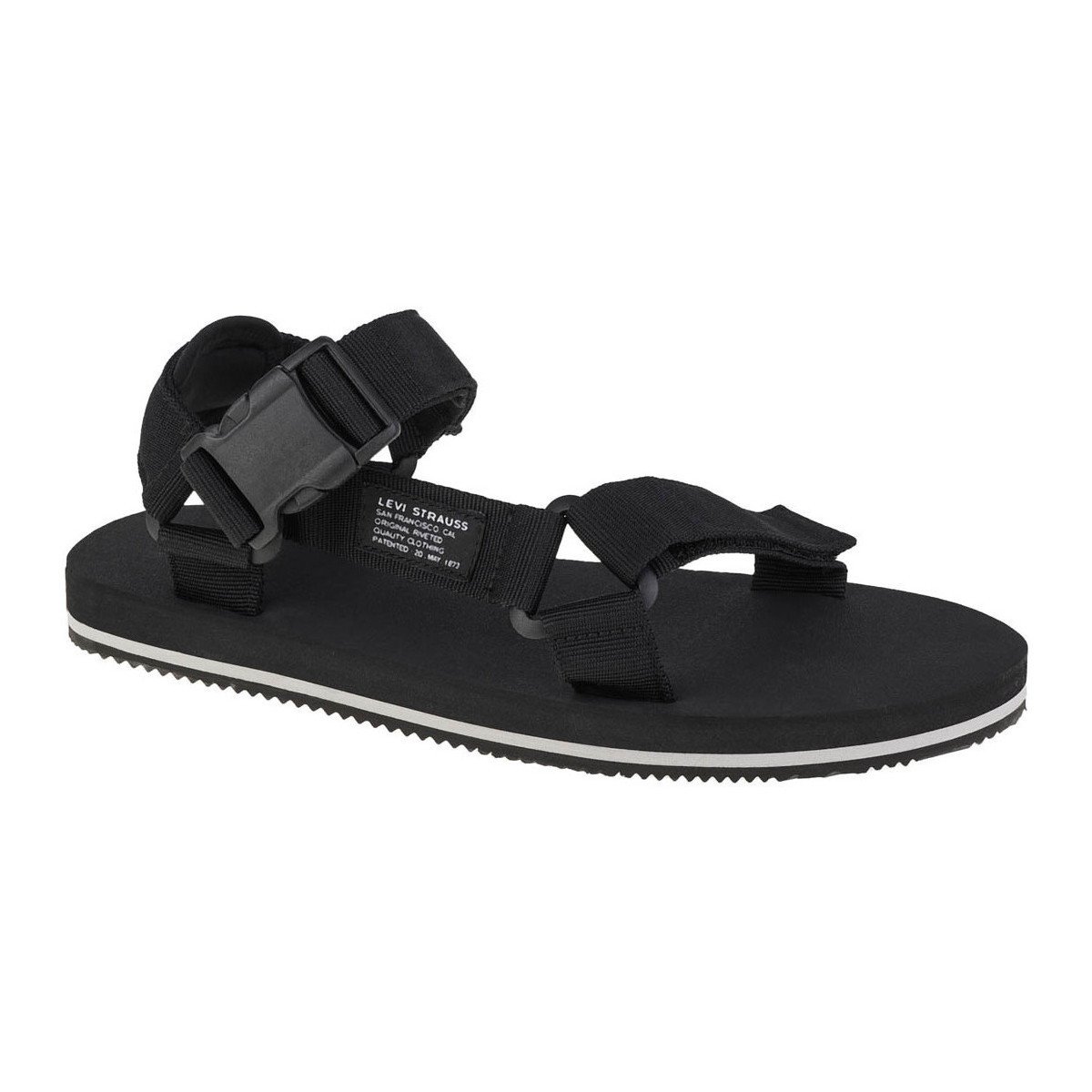 Levis  Tahoe Refresh Sandal  Černá